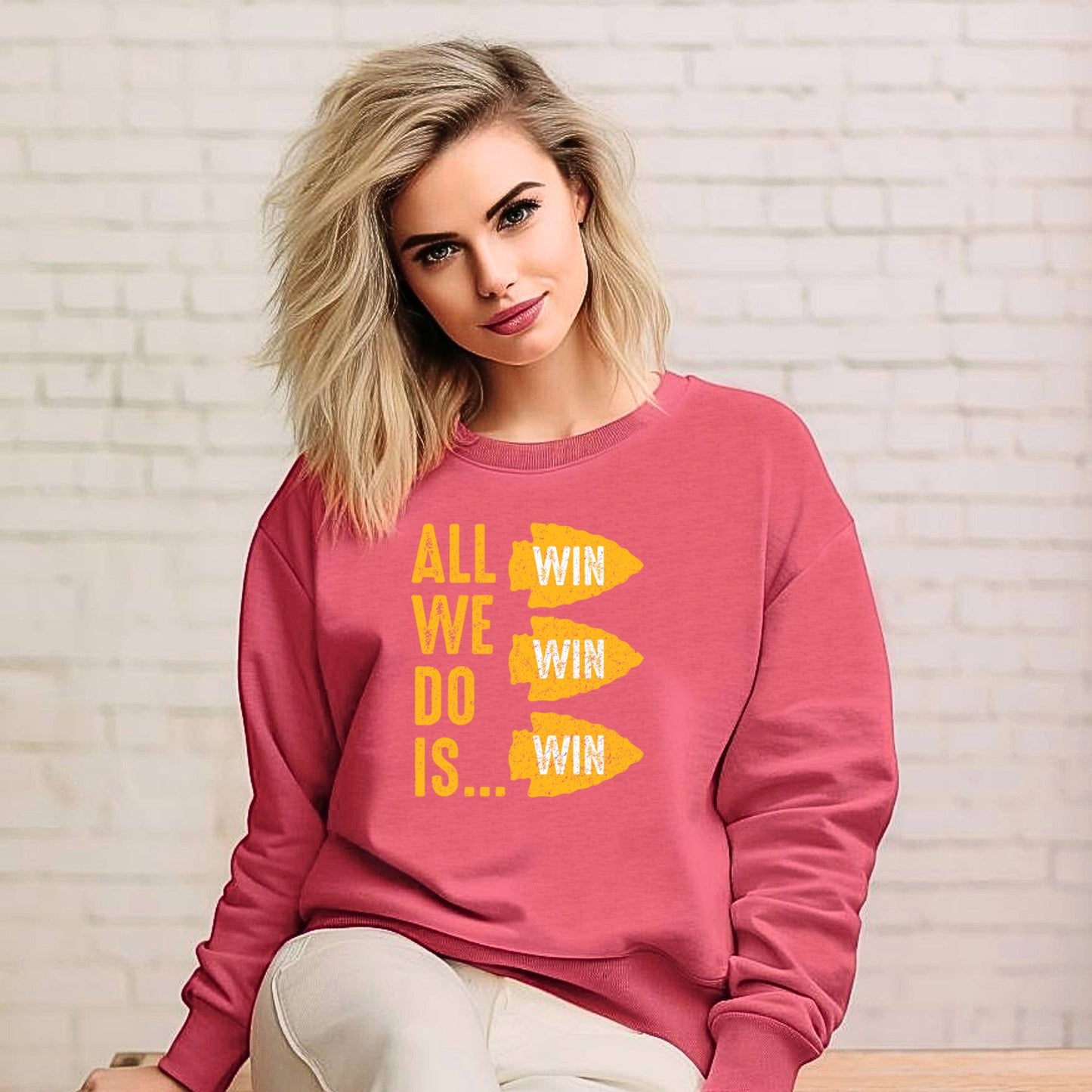 KC All We Do Is WIN WIN WIN COMFORT COLORS BRAND