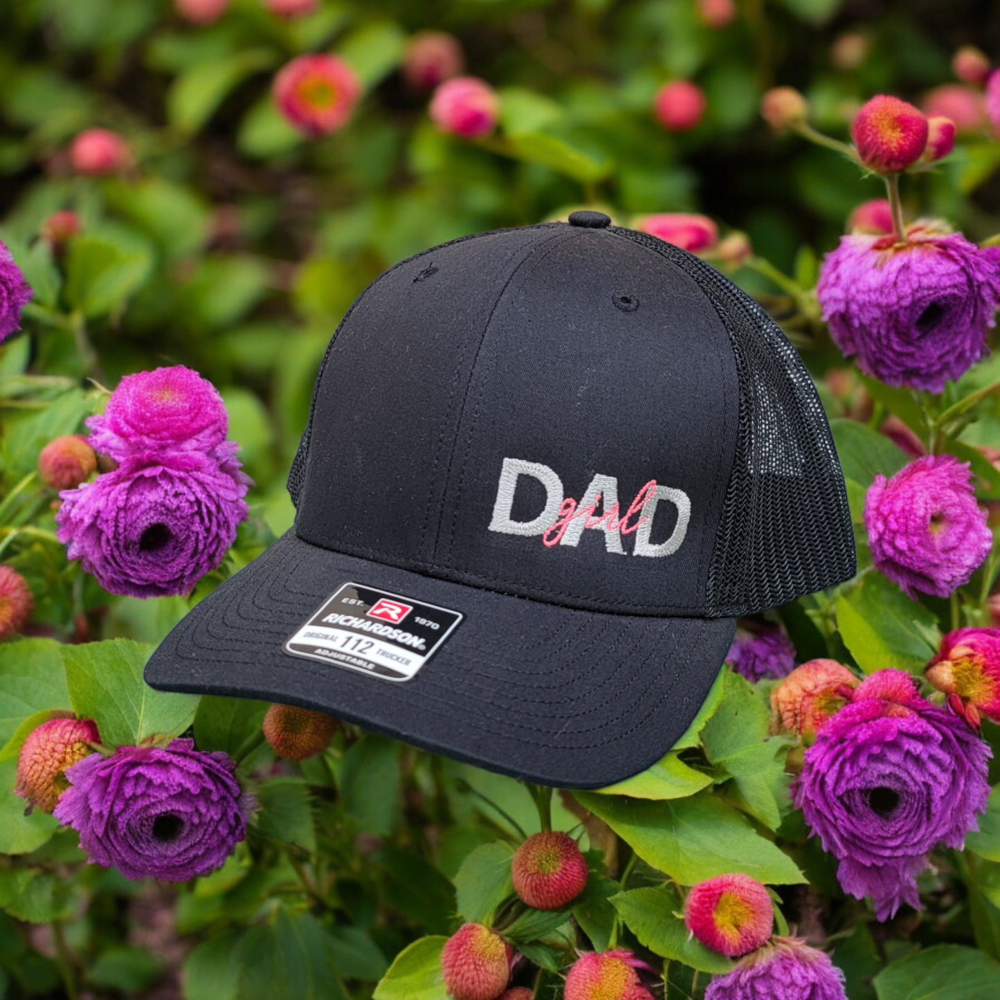 Custom Embroidered Hat, Father's Day Gift, Dad Gift, Girl Dad Gift, Dad Summer Gift, Trucker Gift, Gift For Dad, Handmade Gifts