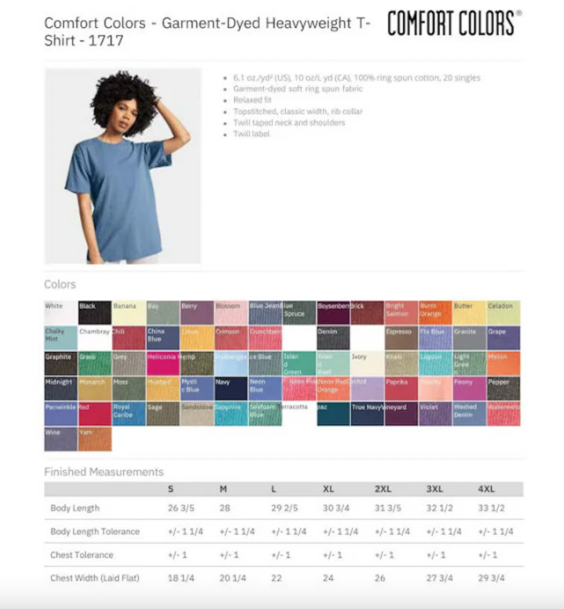 Longhorn Embroidered Comfort Colors  Shirt