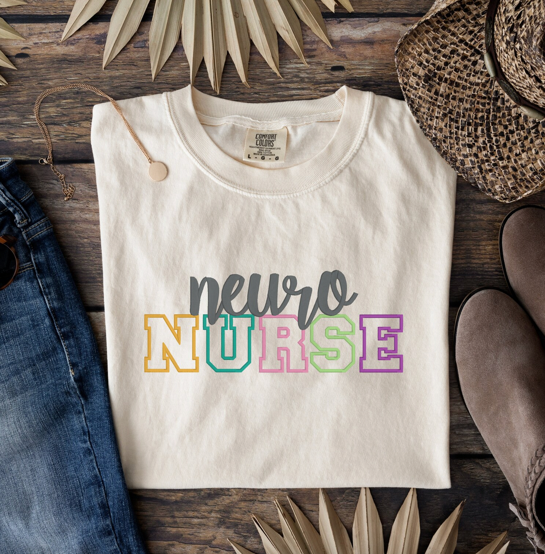 Custom Embroidered Nurse T-Shirt