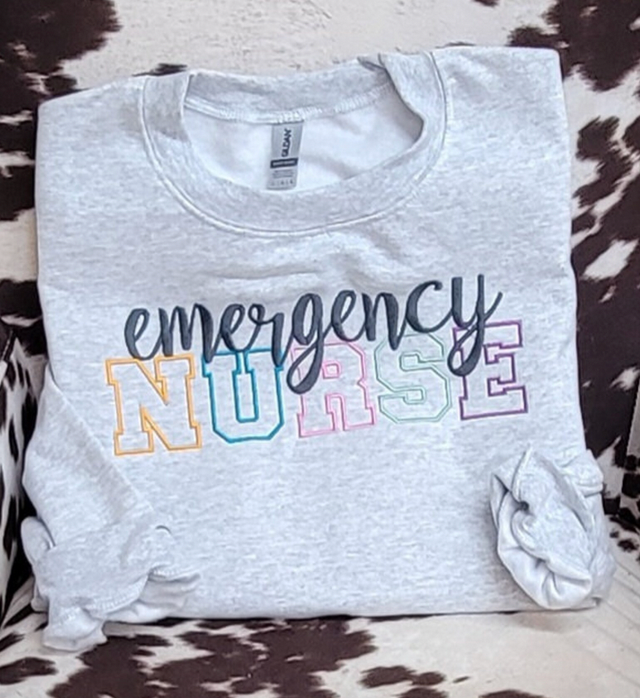 Custom Embroidered Nurse T-Shirt