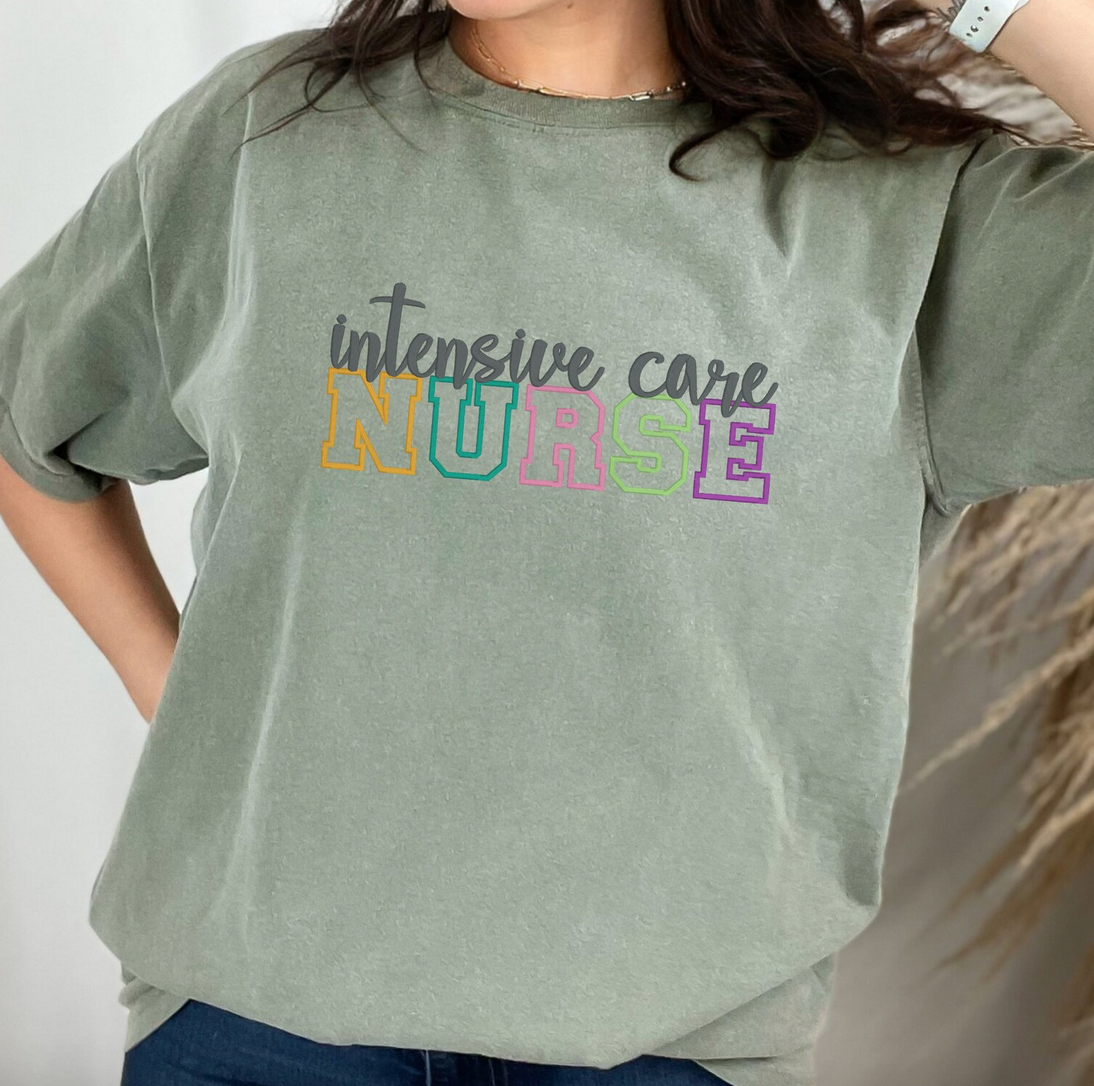 Custom Embroidered Nurse T-Shirt