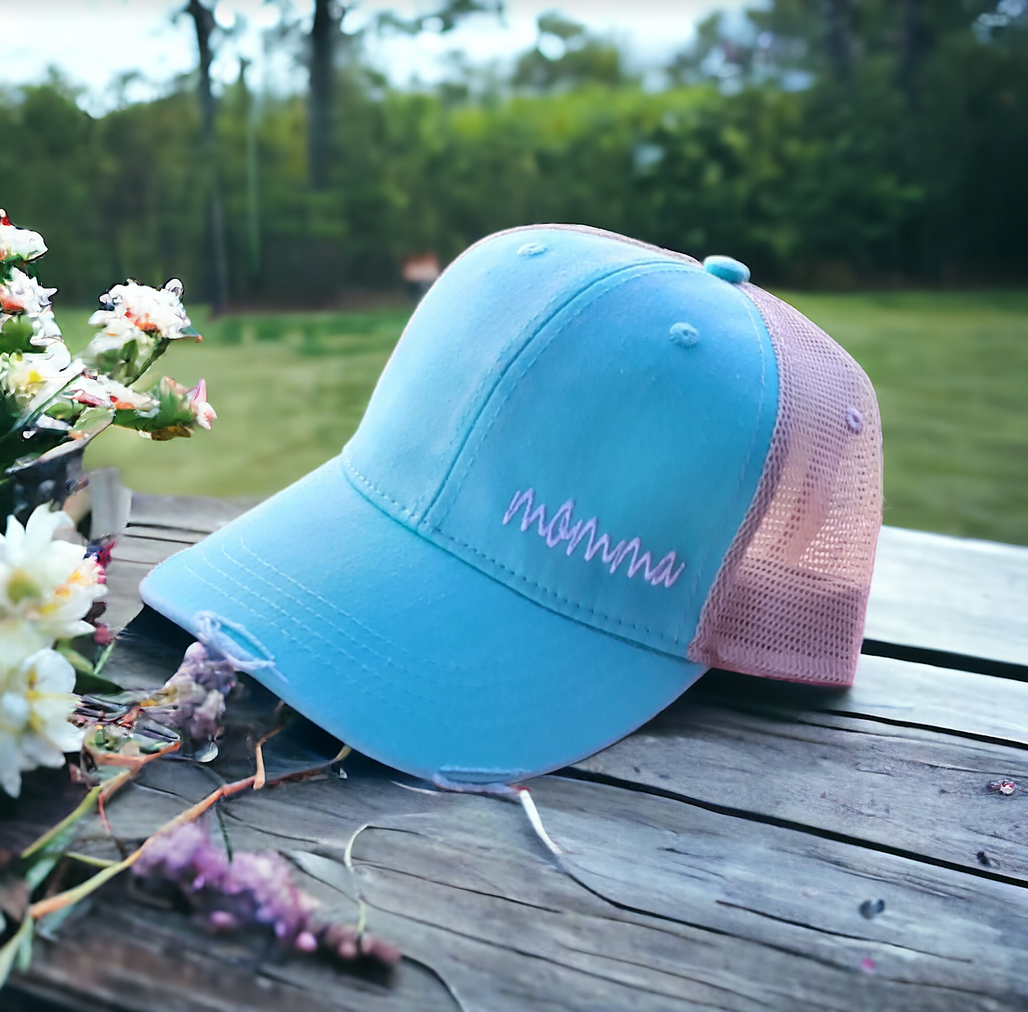 Momma Embroidery Hat