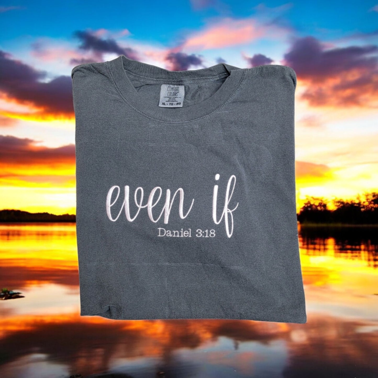 Even if tshirt or crewneck for women, christian clothing, christian t-shirt gift for her