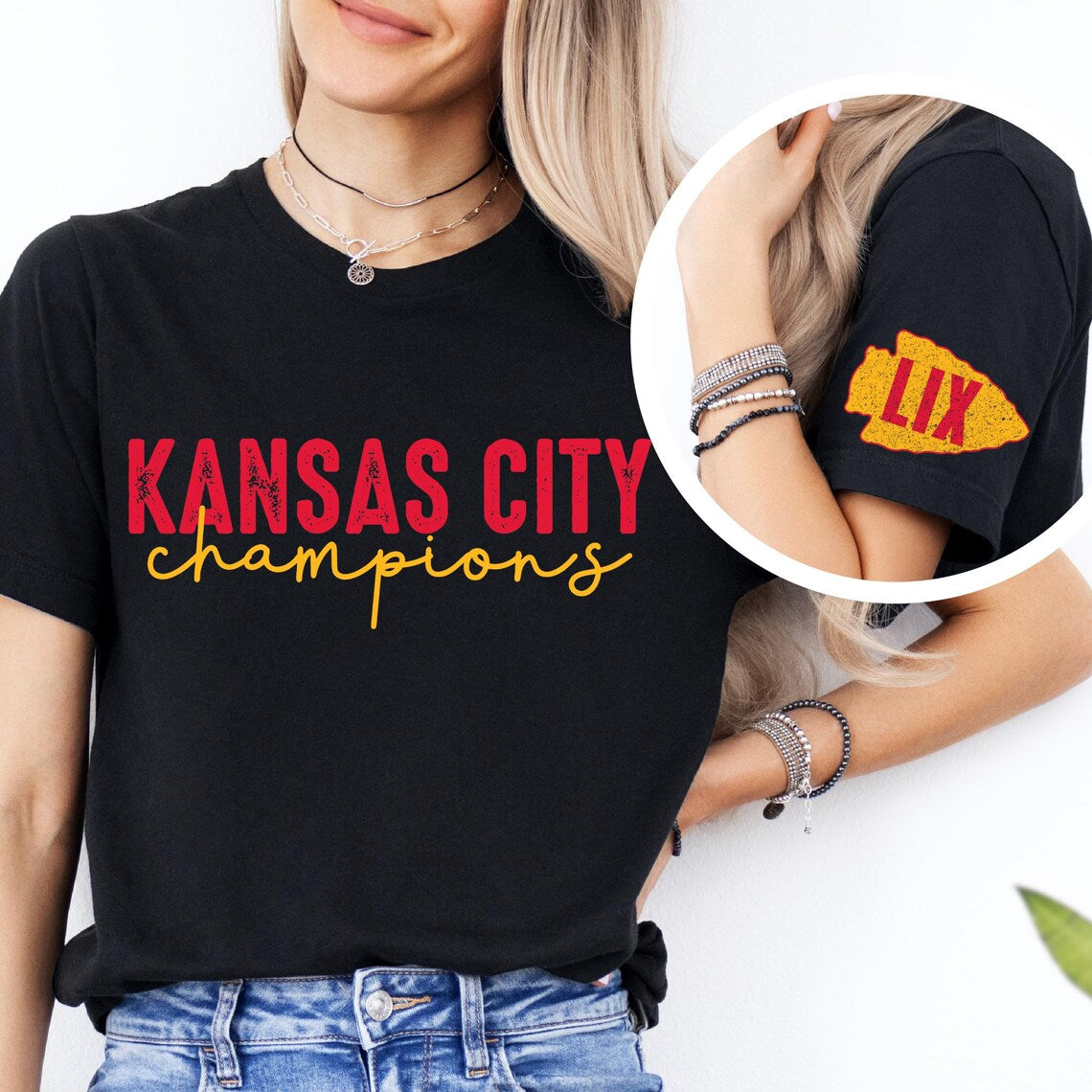 KC LIX with sleeve detail COMFORT COLORS BRAND