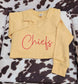 Kansas City Football Game Day Embroidery Sweatshirt, Chief Football Fans Sweatshirt, Gift For Mom Fan