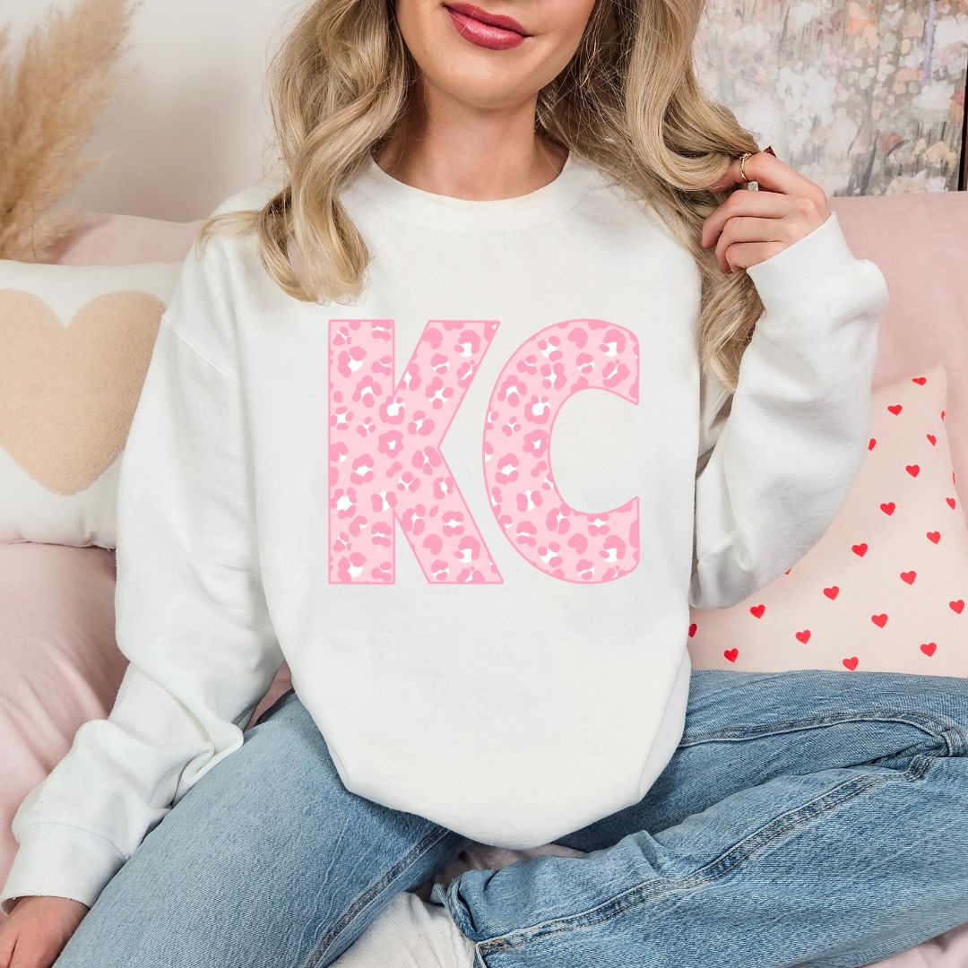 Leopard Letters KC DTF shirt