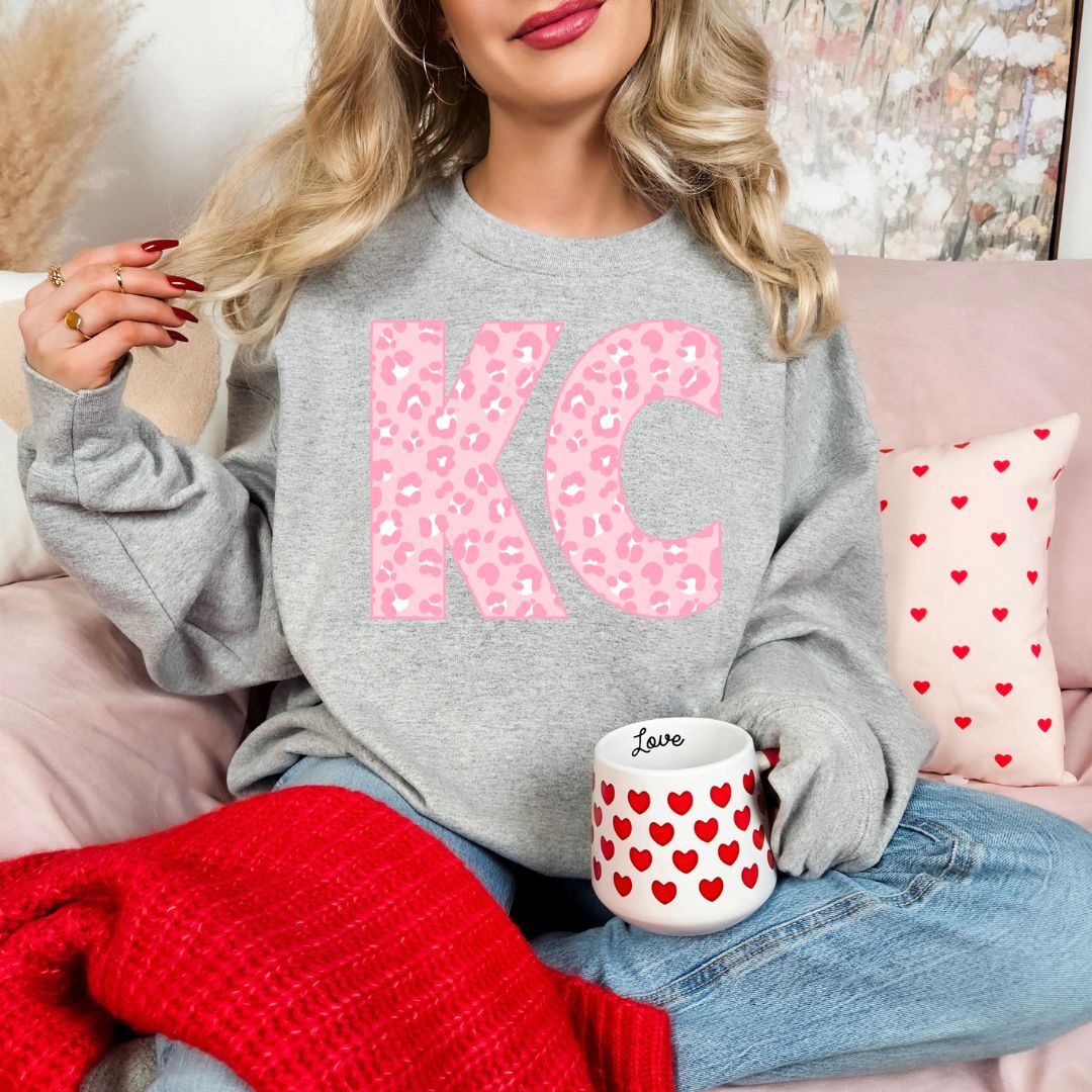 Leopard Letters KC DTF shirt