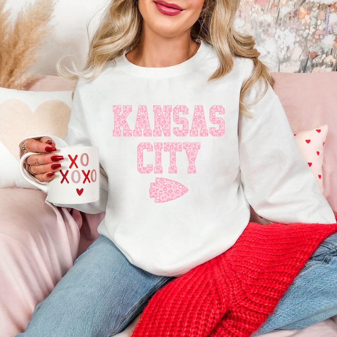 Pink leopard KC DTF shirt