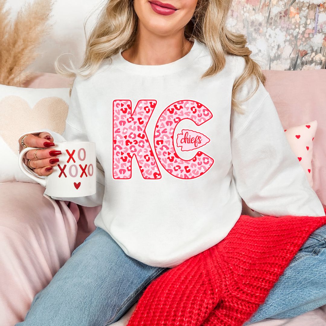 Red and Pink KC with arrowhead DTF