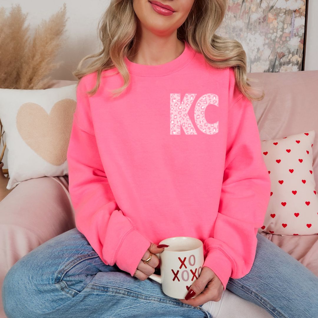 Leopard Letters KC DTF shirt