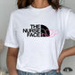 The nurse face t-shirt or crewneck with heart, nurse relaxed apparel tee, gift for nurse, occupational apparel