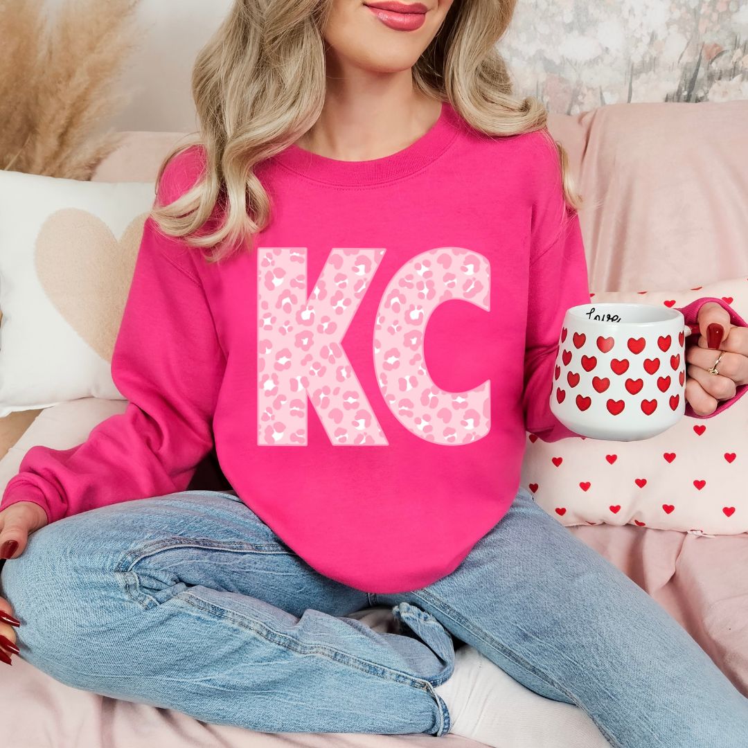 Leopard Letters KC DTF shirt