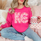 Red and Pink KC with arrowhead DTF