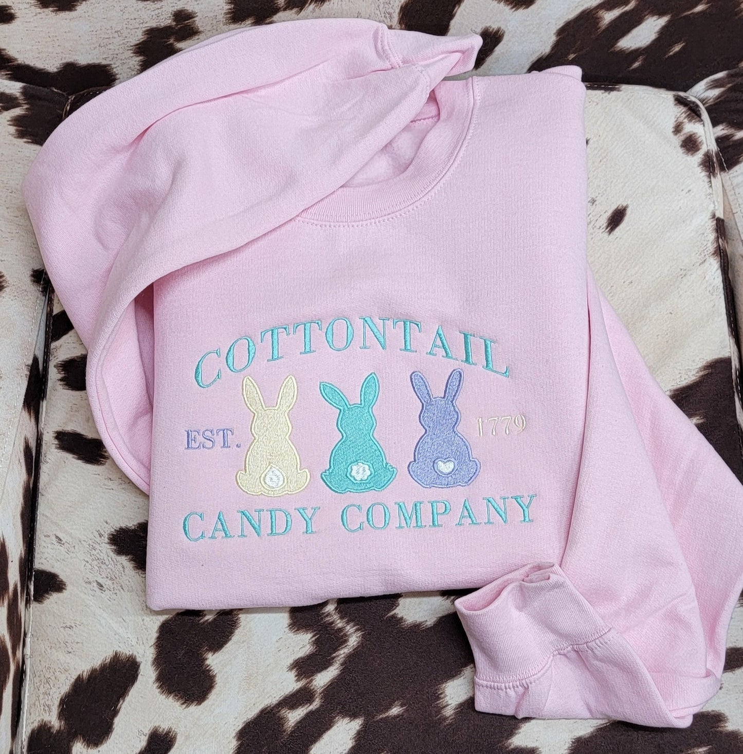 Cottontail Candy CO Embroidered