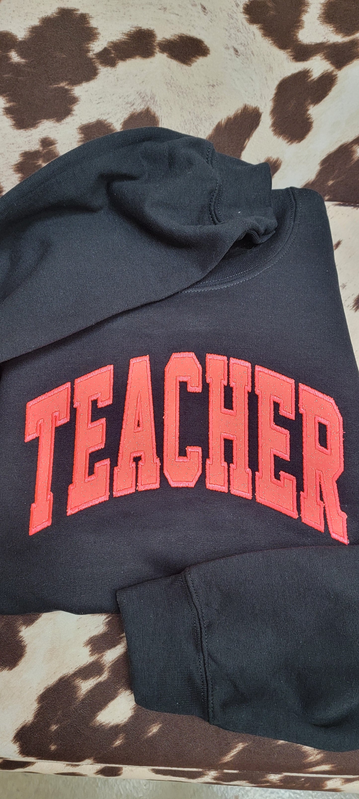 Teacher Sweatshirt Embroidery
