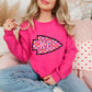 Valentine Candy Heart KC arrowhead DTF shirt