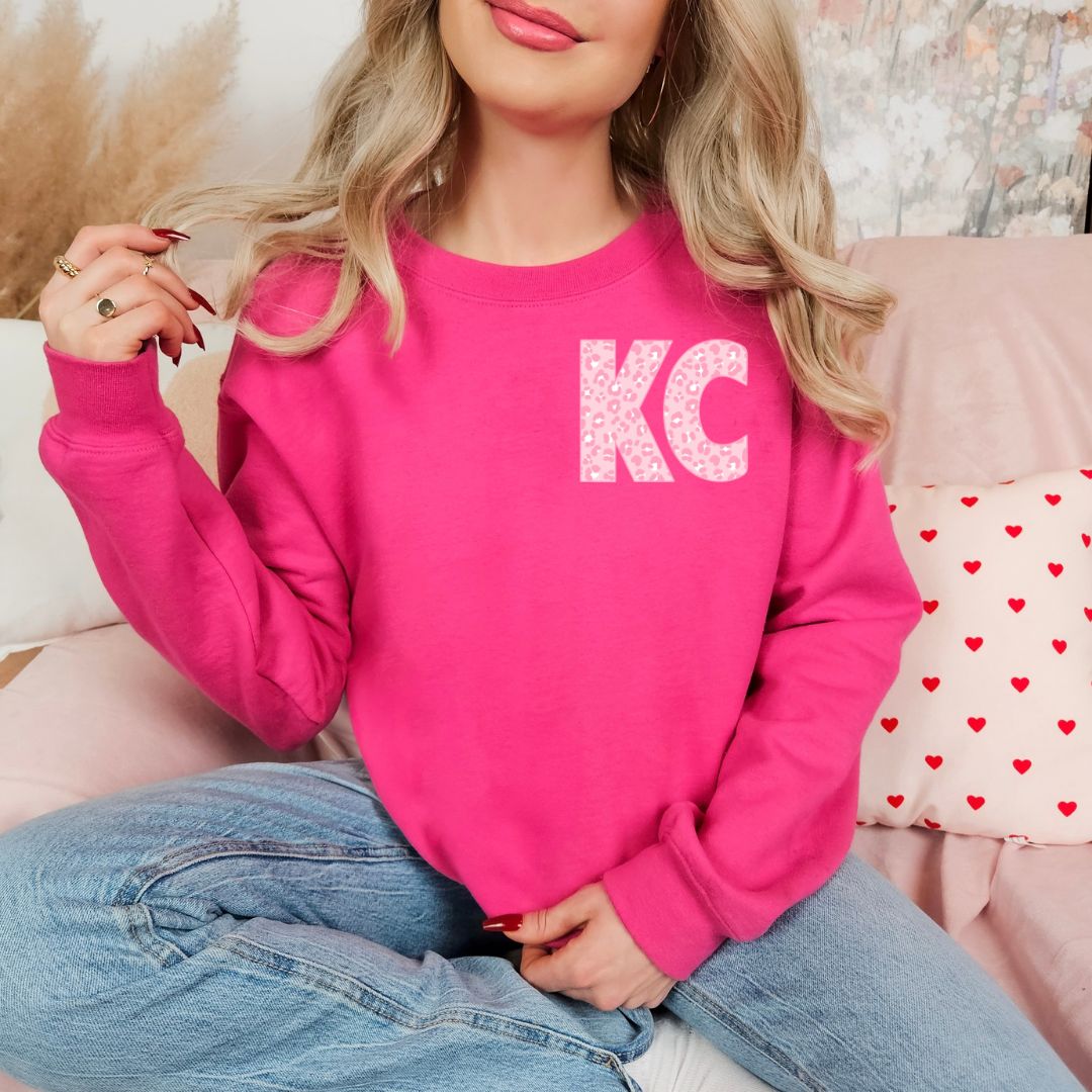 Leopard Letters KC DTF shirt