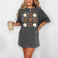 Cowgirl Ghost & Western Boot Graphic Tee – Oversized Vintage Halloween Shirt – DTG Printed Fall Outfit