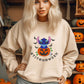 Lilo Stichoween Halloween Embroidery Crewneck, Gift For Mom, Funny Characters Sweatshirt