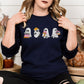 Ghost Reader Embroidered Crewneck Sweatshirt | Cozy Fall Aesthetic