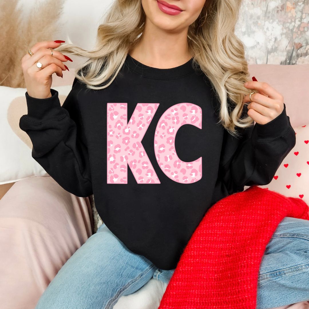 Leopard Letters KC DTF shirt