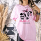 Cow Graphic Tee – Funny Farm Shirt – Pink Awareness Support – Save the Udders – Women’s Comfort Fit DTG T-Shirt