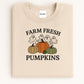 Farm Fresh Pumpkins and Ghosts Sweatshirt – Cozy Fall Embroidered Crewneck for Autumn Lovers