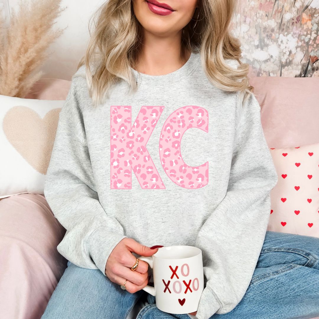 Leopard Letters KC DTF shirt