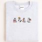 Ghost Reader Embroidered Crewneck Sweatshirt | Cozy Fall Aesthetic