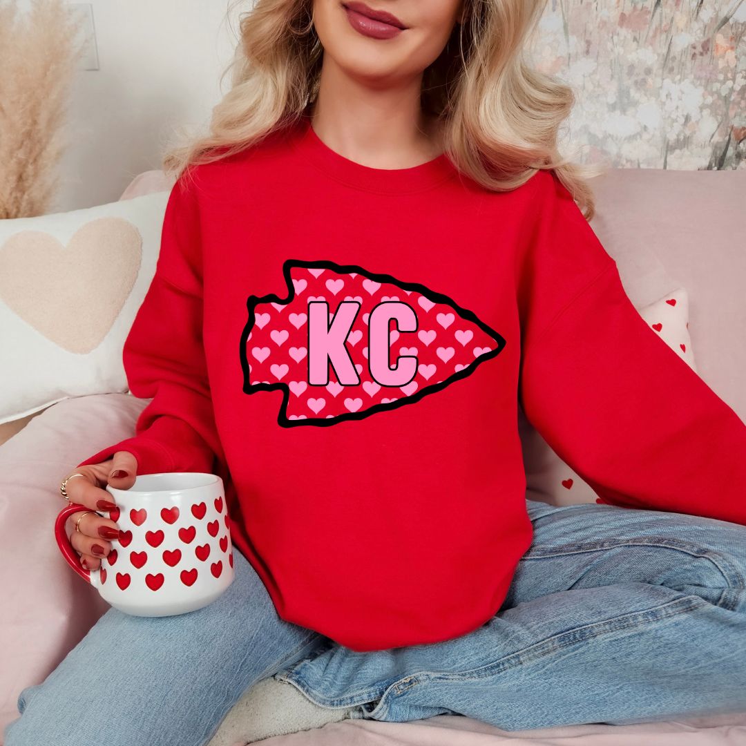 Pink arrowhead KC DTF shirt