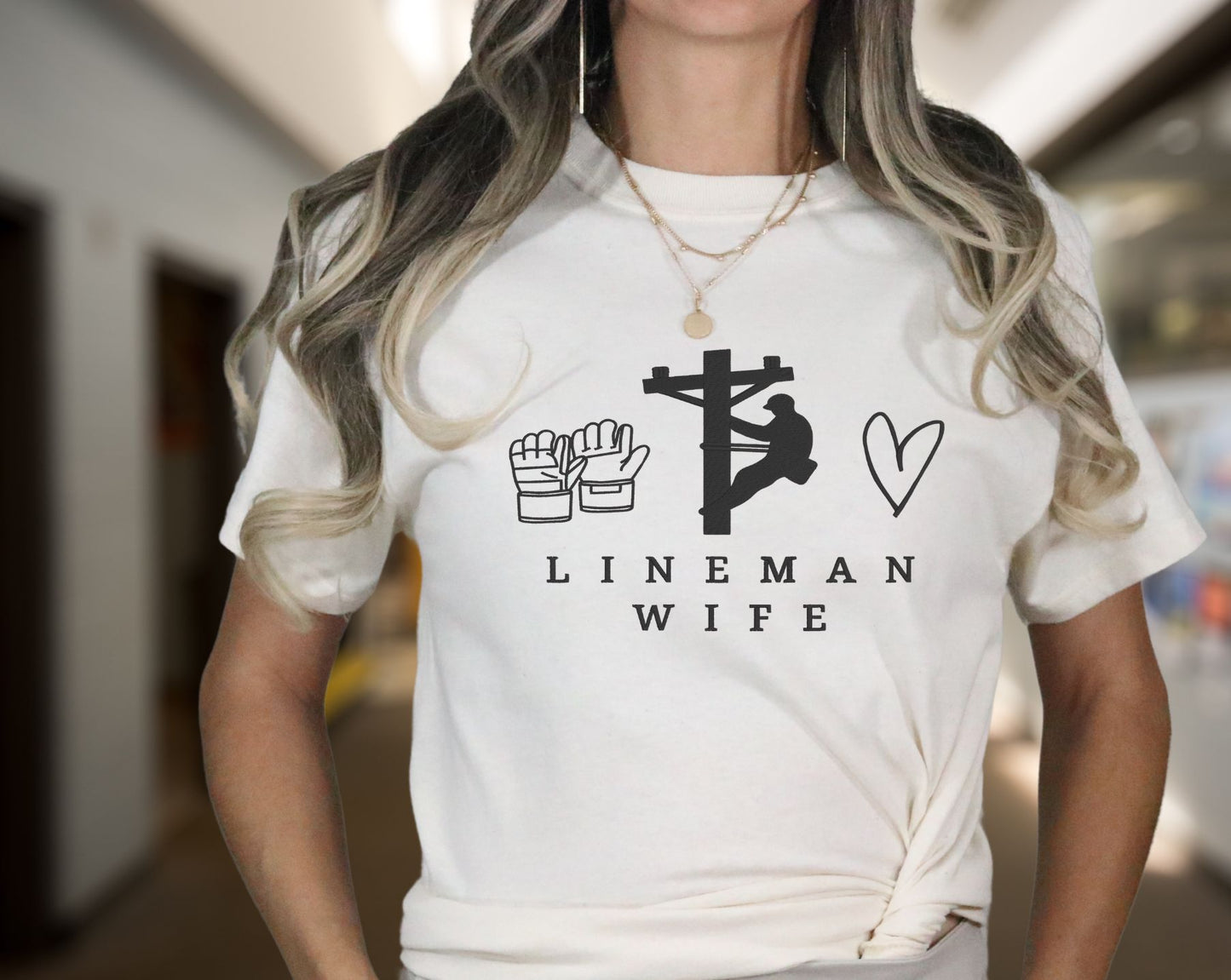 Embroidered Shirt for the Fashionable Lineman Wife