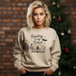 Reading Is My Ritual Ghost Embroidered Sweatshirt – Cozy Bookish Halloween Crewneck for Readers, Spooky Fall Book Lover Gift