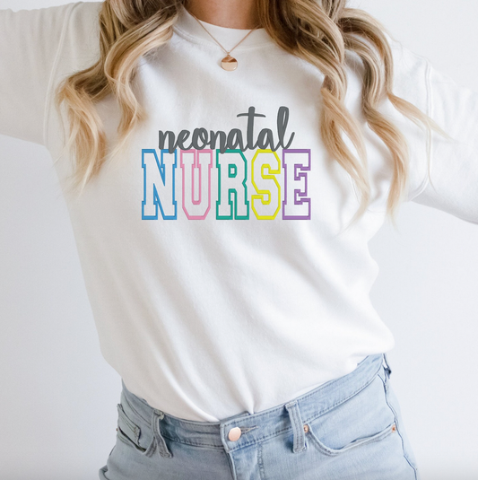 Custom Embroidered Crewneck Sweatshirt for Nurses