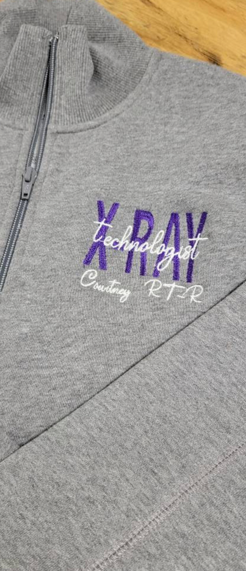 Embroidered Sweatshirt for Nurse