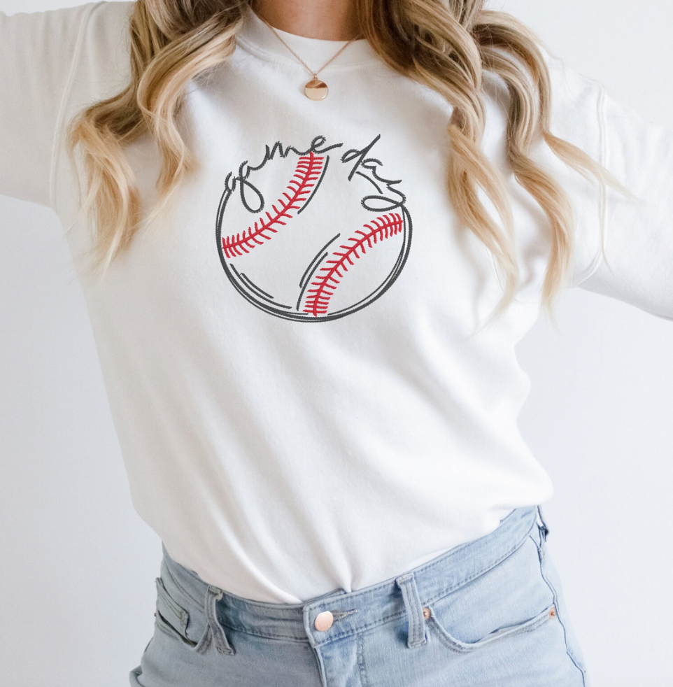 Custom Comfort Colors Baseball Sweatshirt