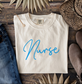 Custom Embroidered Comfort Colors Nurse Sweatshirt