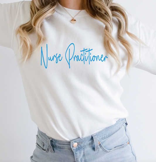Custom Embroidered Comfort Colors Nurse Sweatshirt
