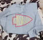 Kansas City Retro Style Comfort Colors Crewneck Embroidery