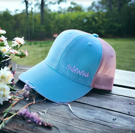 Momma Embroidery Hat