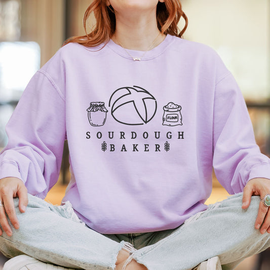 Sourdough Baker's Embroidered Shirt - Trendy and Unique