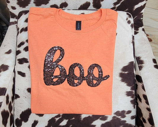 Boo Halloween Embroidery Crewneck, Fall Autumn Sweatshirt, Gift For Mom Or Girlfriend Snoopy Lovers