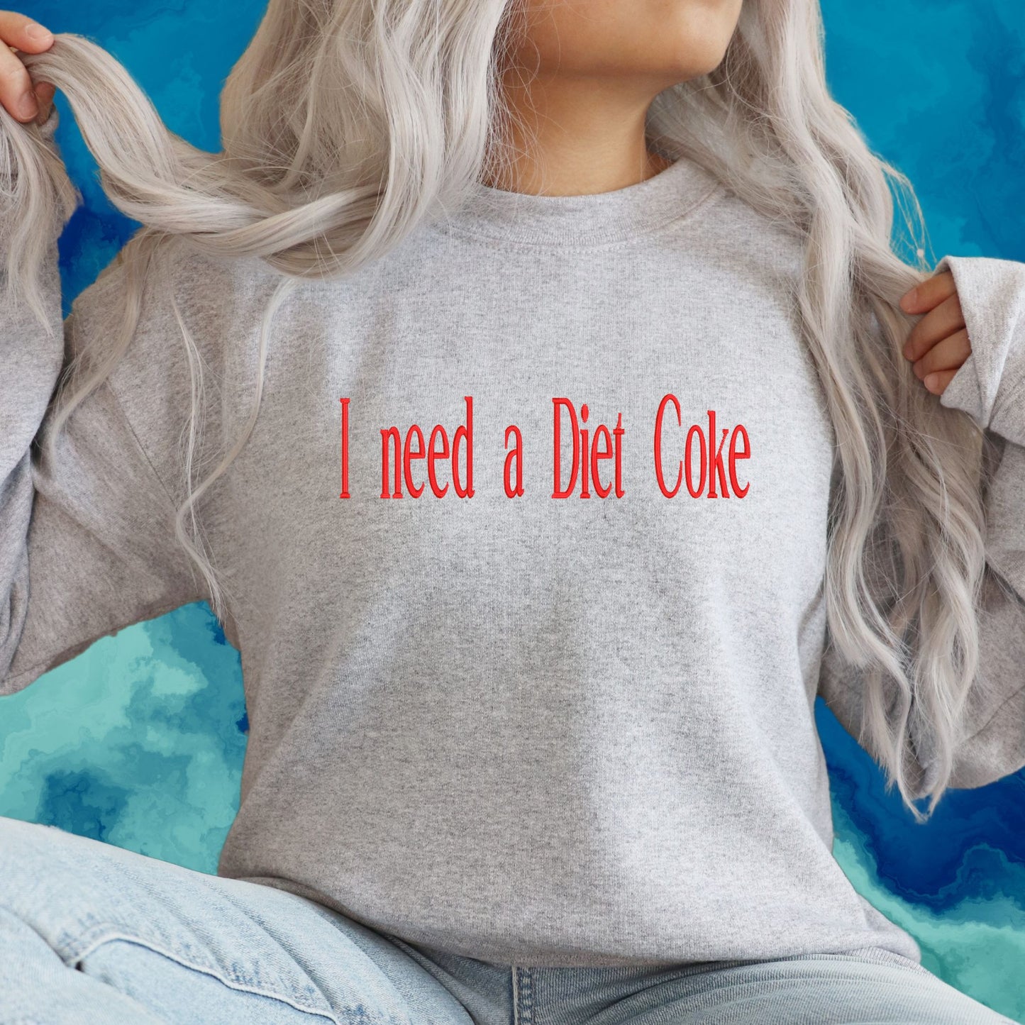 Custom embroidered sweatshirt