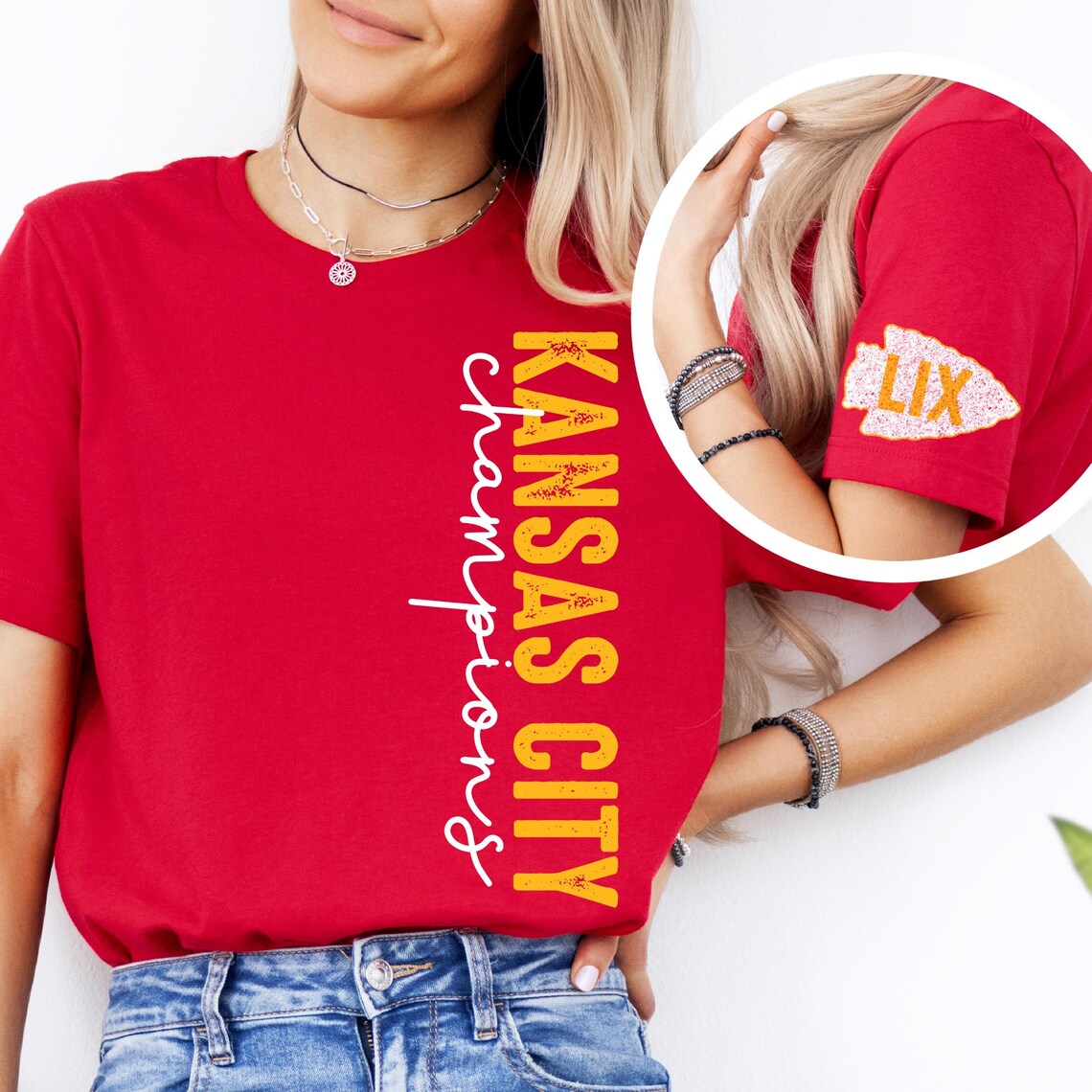 KC LIX with sleeve detail GILDAN