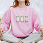 Dr Pepper Embroidered Shirt – Mason Jar Trio Design – Cute Pastel Soft Drink Sweatshirt – Gift for Soda Lovers – Comfort Colors Pullover