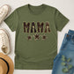 MAMA Leopard Star T-Shirt – Olive Green Western Graphic Tee, Trendy Mama Shirt | Trendy Mama Shirt, Mother’s Day Gift for Her, cute mama tee