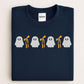 Cute Ghost and Bow Embroidery Sweatshirt • Halloween Crewneck • Fall Ghost Shirt • Cozy Autumn Embroidered Pullover for Women