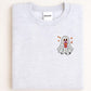 Cute Ghost Coffee Embroidery Sweatshirt | Cozy Autumn Fall Crewneck | Halloween Latte Lover Pullover | Spooky Season Gift for Her