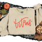 Puff Embroidery Titans Script Shirt | Custom Team Game Day Sweatshirt | School Spirit Crewneck | Sports Fan Fall Game Day Apparel