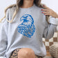 Eagle Mascot Embroidered Sweatshirt, School Spirit Crewneck, Sports Team Fan Apparel, Custom School Pride Shirt, Game Day Outfit